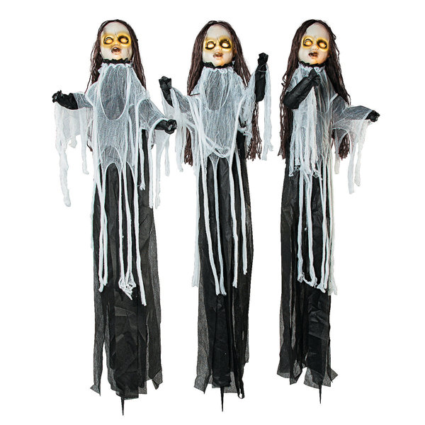 The Holiday Aisle® Spooky Doll Figurine & Reviews | Wayfair